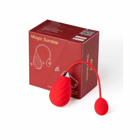 Sundae Red | Huevo Vibrador Con APP