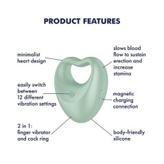 Satisfyer Perfect Pair 3: anillo y vibrador 2 en 1