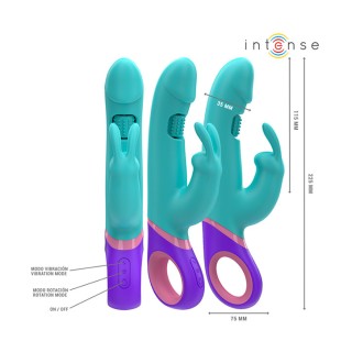 Vibrador MONICA INTENSE - Doble Estimulación y Rotación