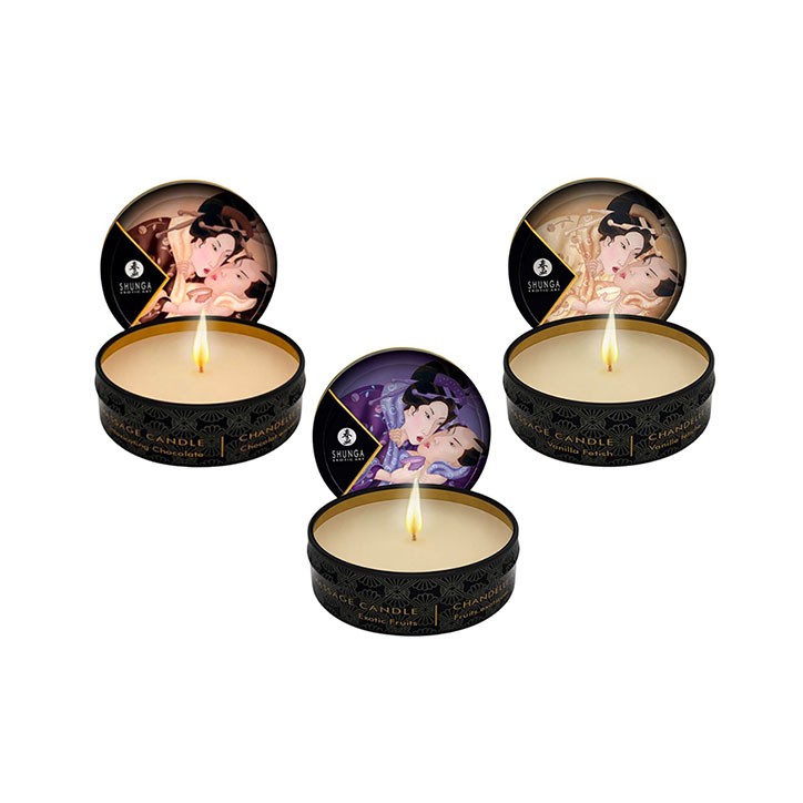 SHUNGA Vela de Masaje Mini | Aceite Sensual y Aromático