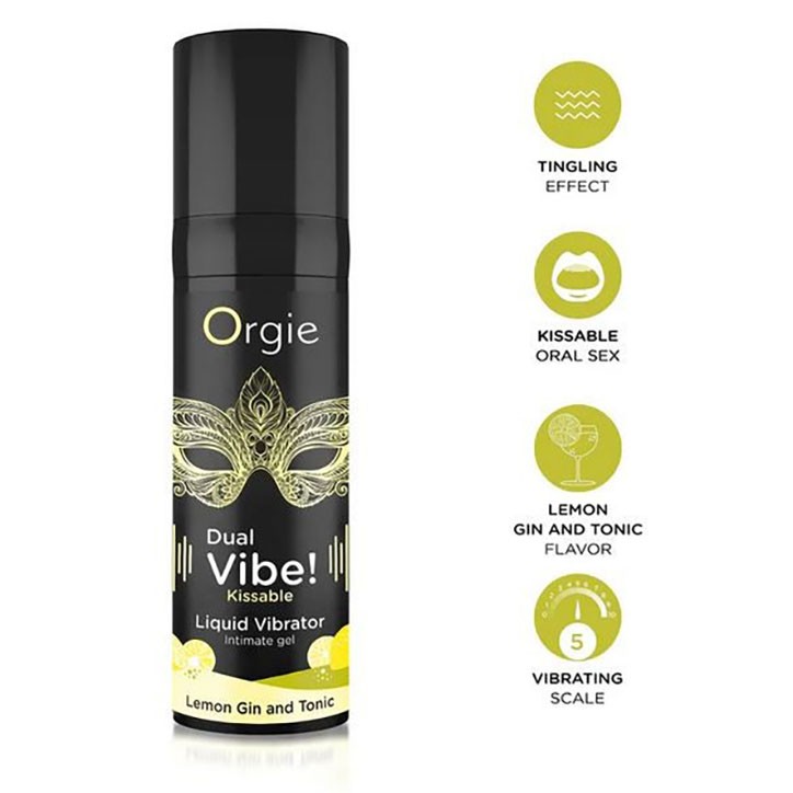 Gel vibrador con sabor a limón | Vibrador gel de Orgie