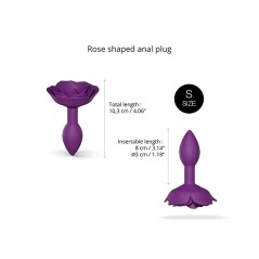 Plug anal Open Roses | Silicona suave y diseño floral