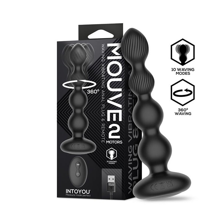 Mouve Plug Anal con Vibración y Waving 360º de Intoyou