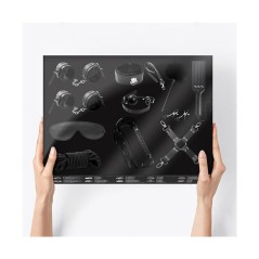 Set Bondage BDSM Completo 11 Piezas Negro de Intoyou BDSM line