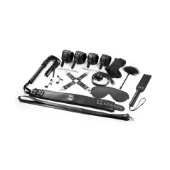 Set Bondage BDSM Completo 11 Piezas Negro de Intoyou BDSM line