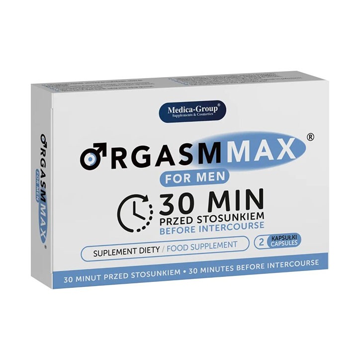 Orgasm Max para Hombre | Complemento Natural en Capsulas con Ginseng y Maca