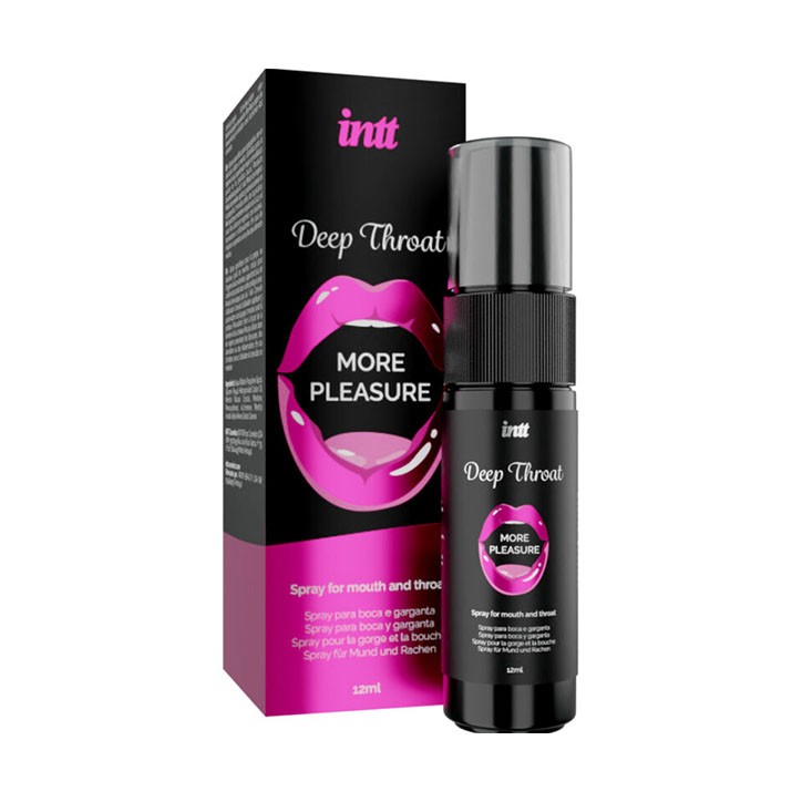 Deep Throat Spray INTT menta | Efecto frío y cosquilleo
