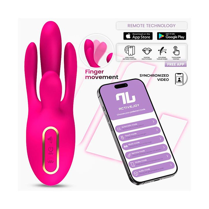 Vibrador App ActiveJoy Movimiento Finger | Derek